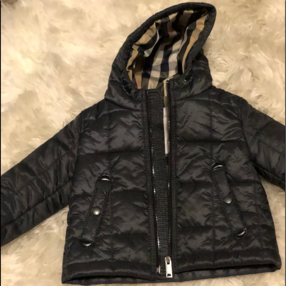 Baby Burberry Navy Blue Jacket